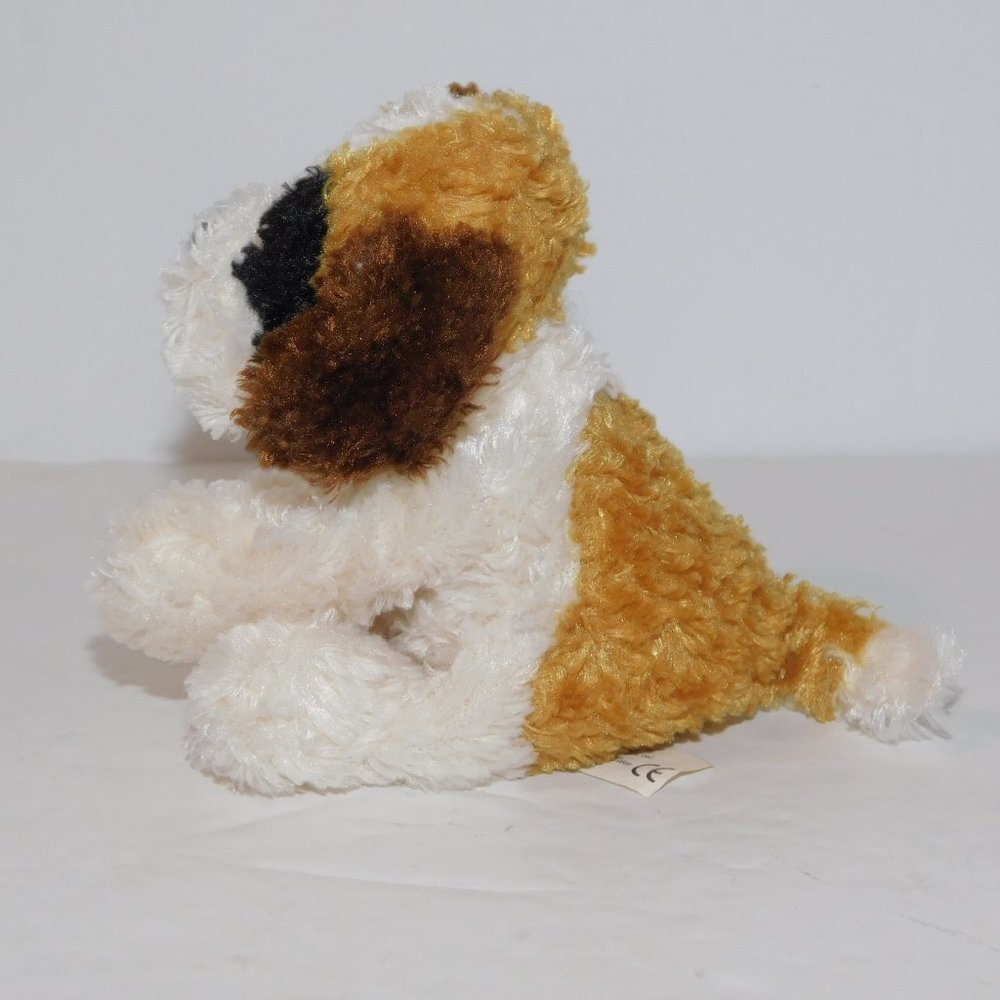Russ Berrie 5" Bango St Bernard plush Beanbag Puppy Dog Brown White - Picture 4 of 6
